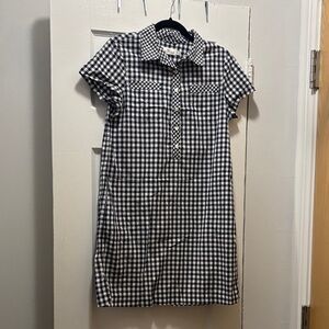 Vineyard Vines Navy and White Gingham Shirt